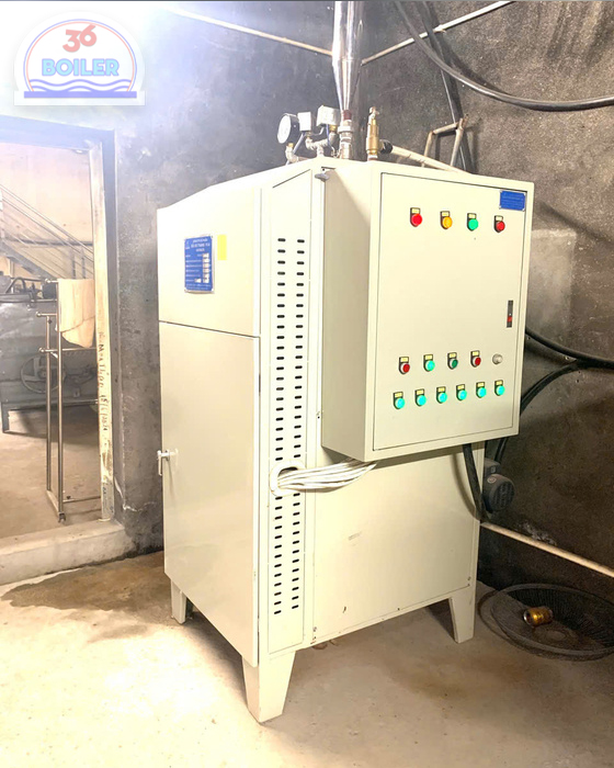 Electric boiler with 190 kg/h steam capacity